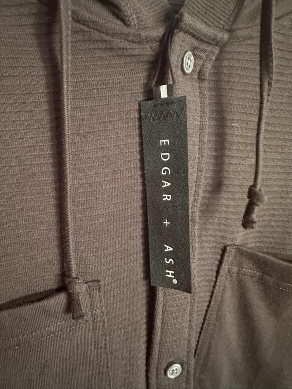 NWT Edgar + Ash Pullover Hoodie Mens size M - Picture 6 of 6